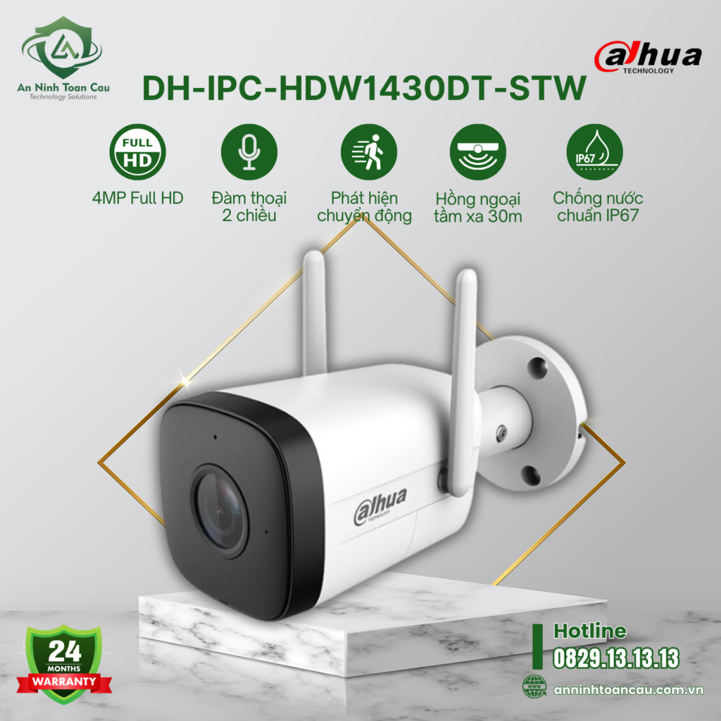 Camera Wifi Dahua Dh Ipc Hfw Dt Stw Mp