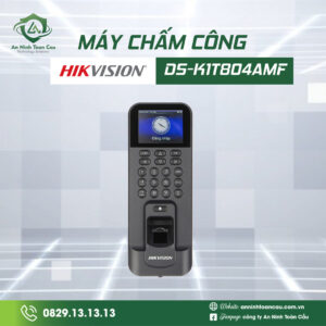 Máy chấm công Hikvision DS-K1T804AMF (Có Wifi)