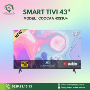 Smart Tivi Coocaa 43S3U+ Full HD 43 inch