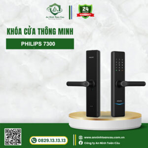 Khóa cửa vân tay Philips 7300 chính hãng