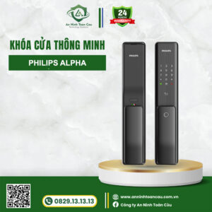 Khóa cửa vân tay Philips Alpha