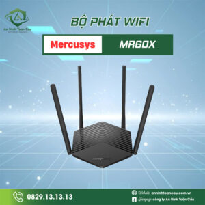 Bộ Phát Wifi Mercusys MR60X [Router WiFi 6 AX1500]