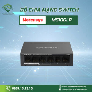 Switch Mercusys MS106LP [6 cổng 10/100Mbps]