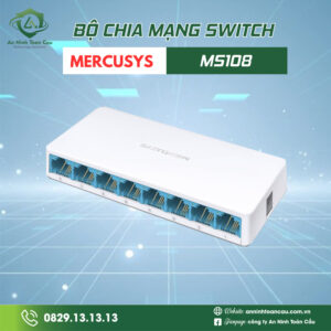 Switch Mercusys MS108 bộ chia mạng 8 cổng (100Mbps)