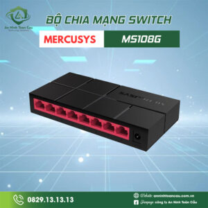 Switch Mercusys MS108G [8 Cổng 10/100/1000M]