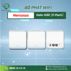 Bộ Phát Wifi Mercusys Halo H30 (3 Pack)