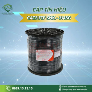 Cáp mạng Cat3 FTP SNK - 3145G đồng đầu lõi 0.45 có Gia Cường