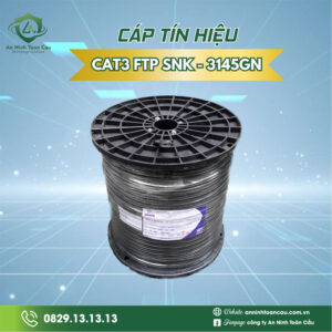 Cáp mạng CAT3 FTP SNK - 3145GN liền nguồn có Gia Cường